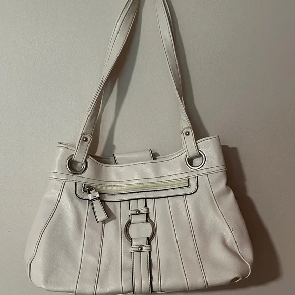 Croft & Barrow Cream Shoulder Bag - Picture 8 of 14